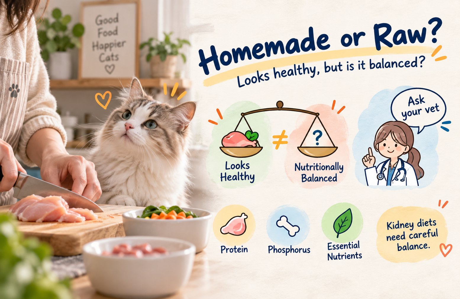 Homemade cat food