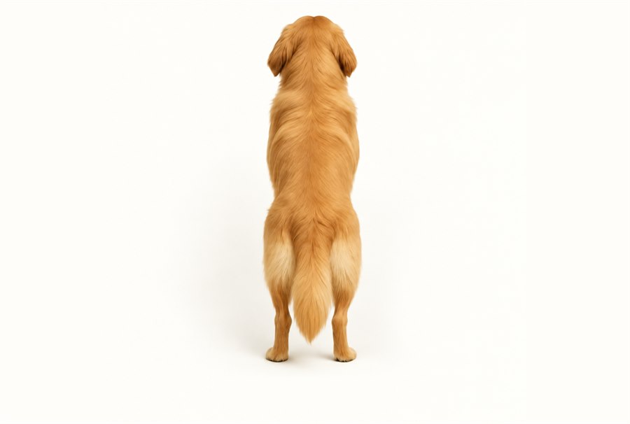Dog at a healthy weight