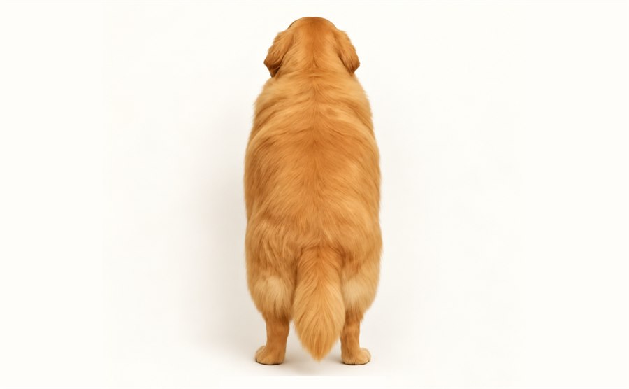 Overweight dog